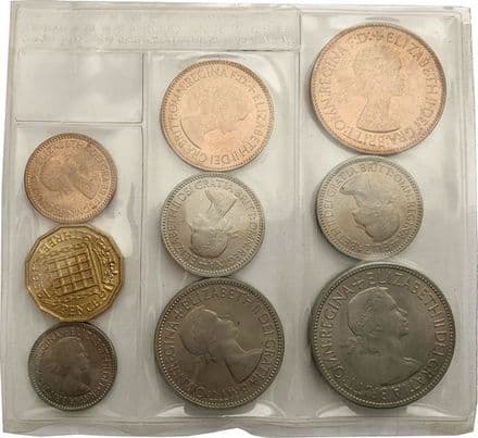 1953 Uncirculated Coronation Plastic Set and Crown- Queen Elizabeth II