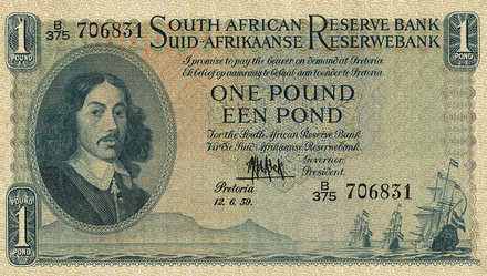 1959 South African 1 Pound(£1)