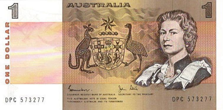 1966-1984 One Dollar Australia Banknote