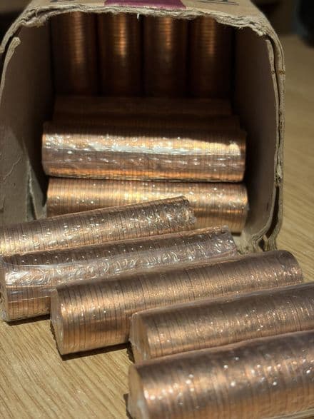 1971 Rolls of Bronze Pennies