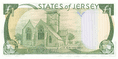 1989 States of Jersey one pound(£1) Banknote