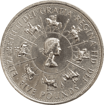 1993 40th Anniversary £5 Coin - Uncirculated Condition