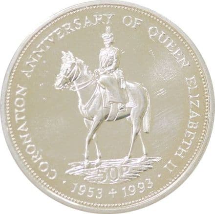1993 40th Coronation Anniversary of QEII Crown