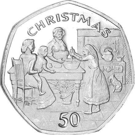 1998 Isle of Man Christmas 50p
