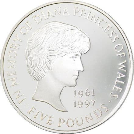 1999 Diana £5 Silver proof Crown