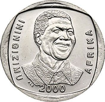 2000 Nelson Mandela Uncirculated 5 Rand