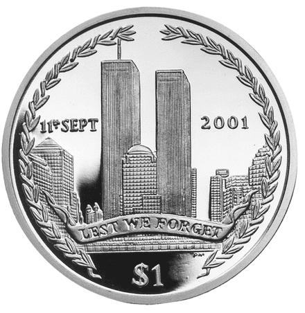 2001 BVI Twin Towers Crown x 2