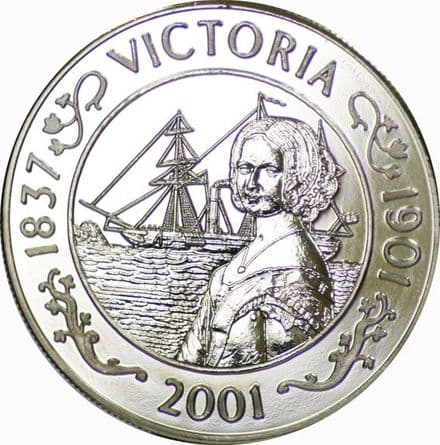 2001 St Helena Victoria Crown Coin