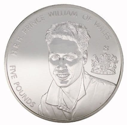 2003 Alderney Prince William 21st Birthday Crown