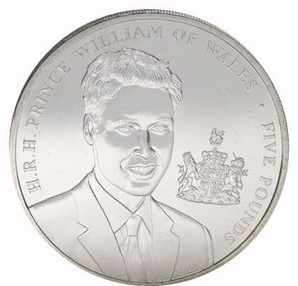 2003 Jersey Prince William 21st Birthday Crown