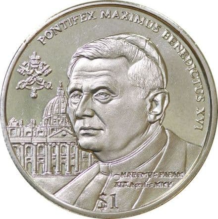 2005 Pope Benedictus XVI $1 Crown