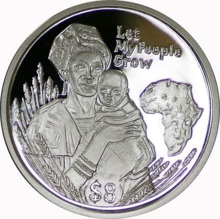 2005 Silver Sierra Loane $8 Live 8 Crown