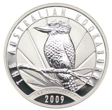 2009 1oz Silver kookaburra coin from Australia