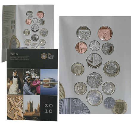 2010 Uncirculared Set from the Royal Mint
