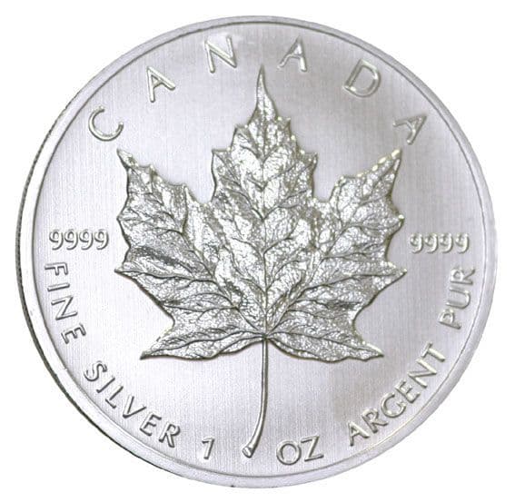 2011 1oz Silver Bullion Maple coin from Canada
