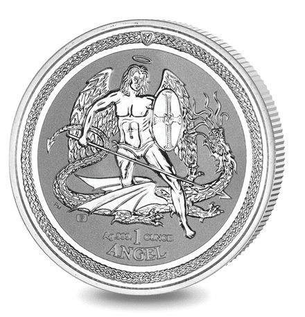 2016 1oz Silver Angel with reverse proof finish