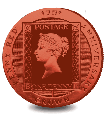 2016 Ascension Island Penny Red 175th Anniversary Crown