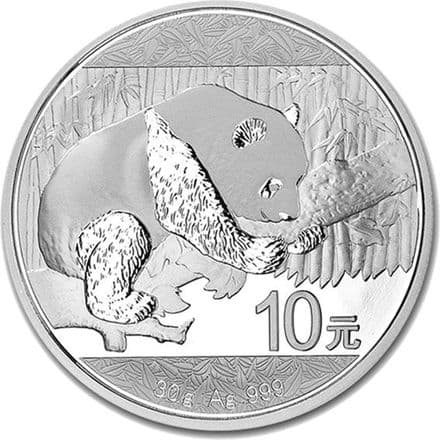 2016 Chinese Silver 30 grams Panda Coin