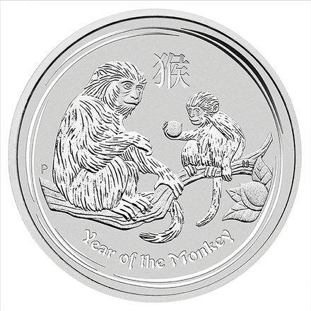 2016 Perth Mint Year of The Monkey Silver Coin