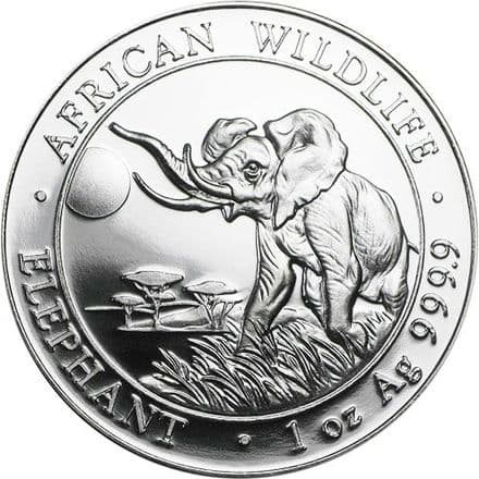 2016 Somalian Elephant 1oz Silver Coin