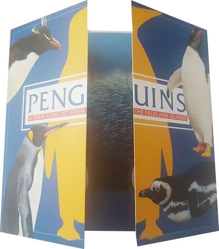 2017 Falkland Island Penguin 50 pence Folder