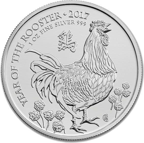 2017 Royal Mint Silver 1oz Year of the Rooster