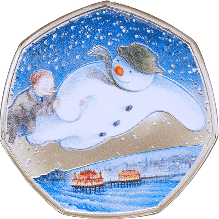 2018 Royal Mint Snowman 50p