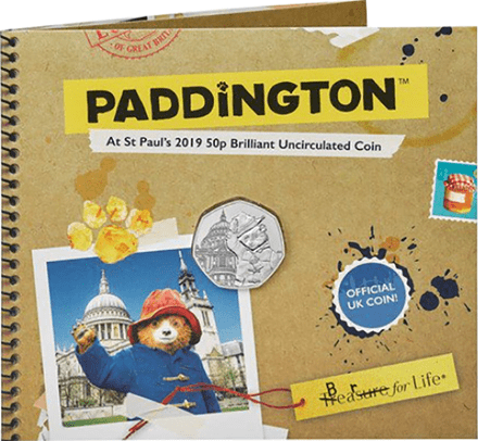2019 Paddington Bear BU 50p - At St Paul's