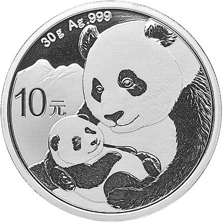 2019 Silver 30 grams Panda