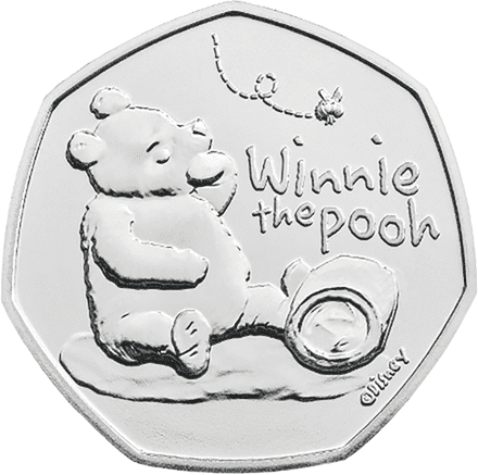2020 Winnie The Pooh Brilliant Uncirculated 50p