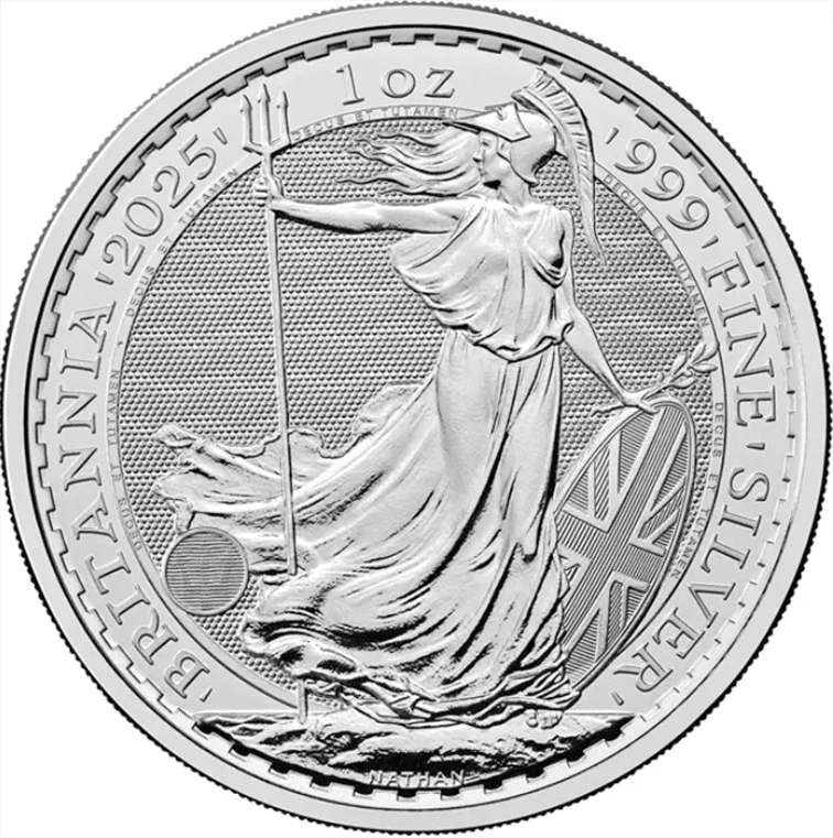 2025 Royal Mint 1oz Silver Britannia