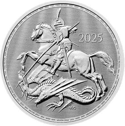 2025 St George and Dragon Silver 1oz Coin