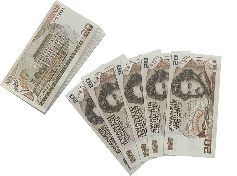 Austria 20 Schilling Banknote-Uncirculated