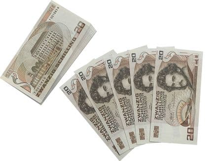 Austria 20 Schilling Banknote-Uncirculated