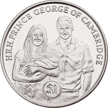 British Virgin Island Prince George Ten Dollar 2013