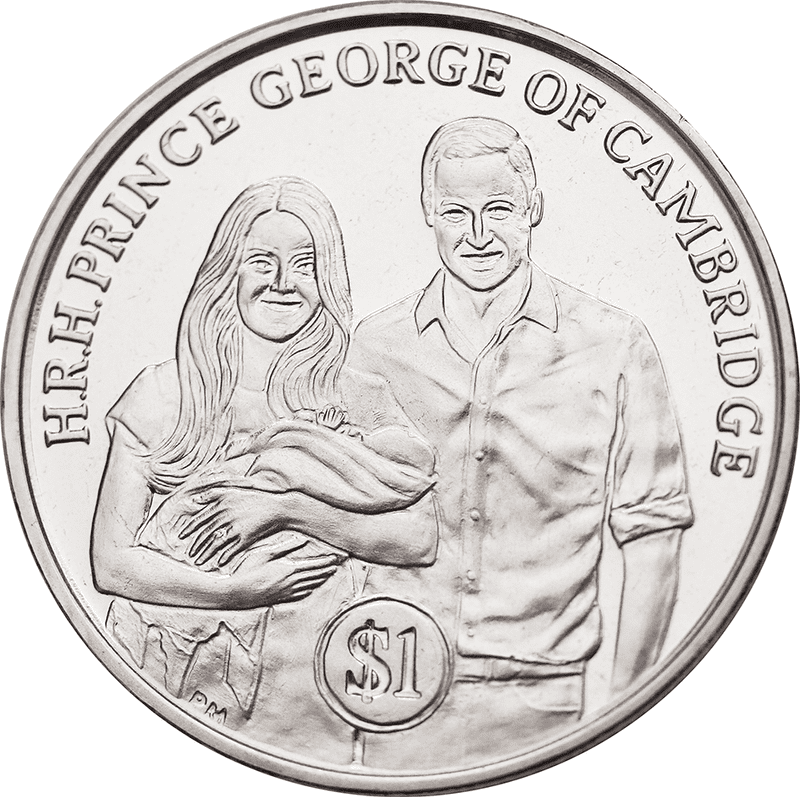 British Virgin Island Prince George Ten Dollar 2013