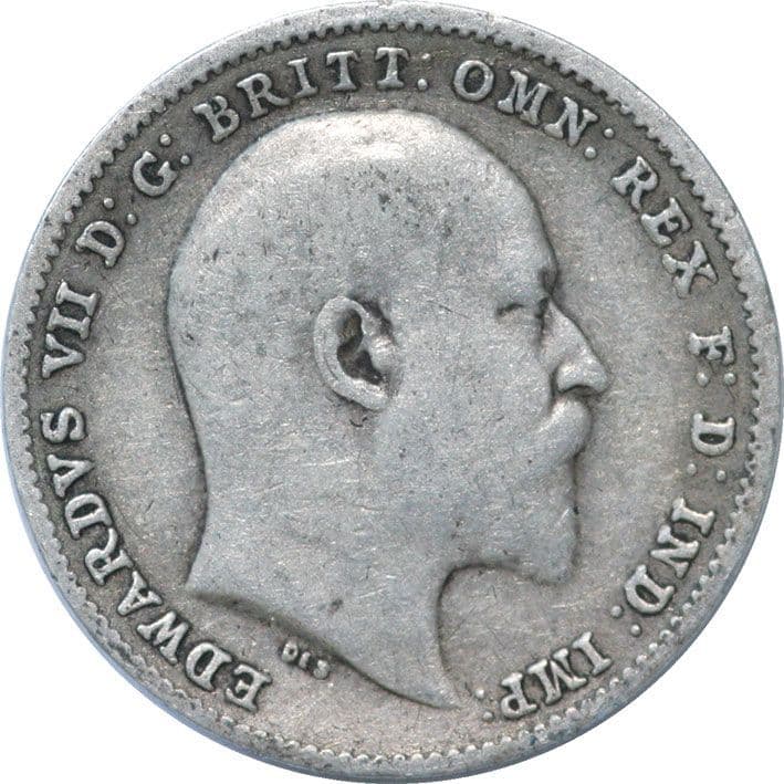 Edward VII Threepence 1902-1910