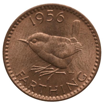 Elizabeth II 1956 Farthing