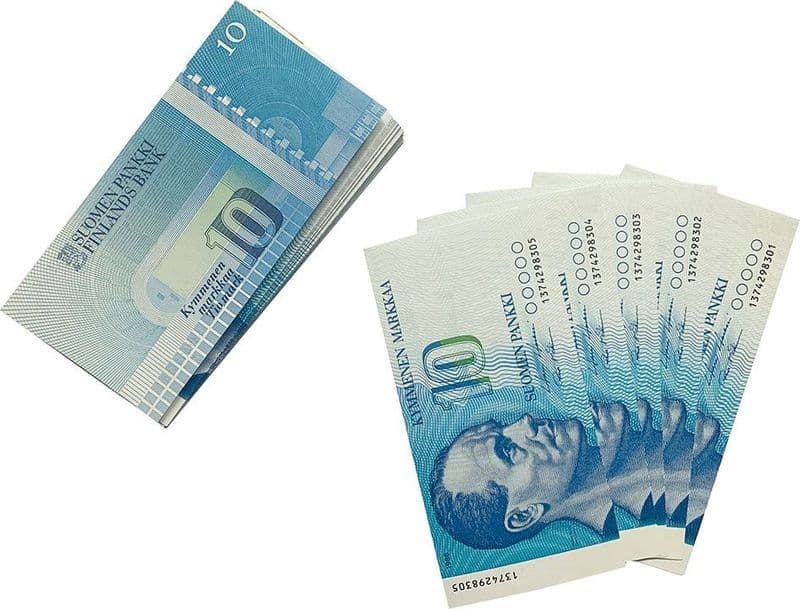 Finland 10 Markkaa Banknote