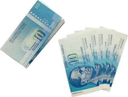 Finland 10 Markkaa Banknote