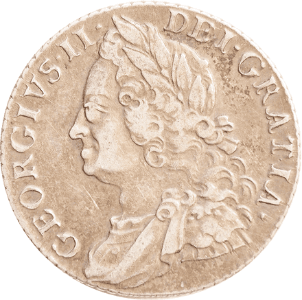 George II 1758 Silver Shilling