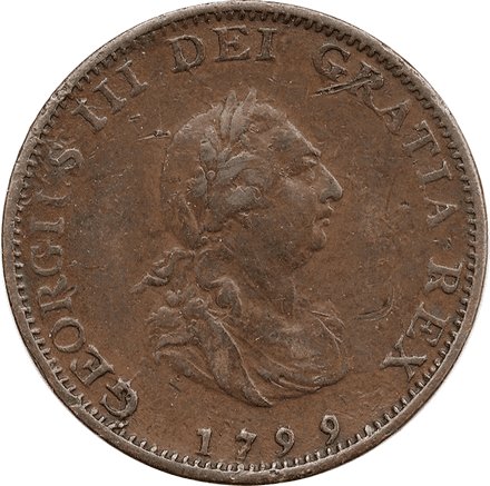 George III 1799 Farthing