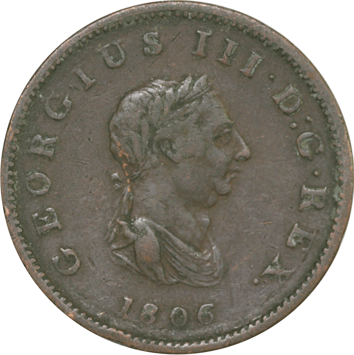 George III 1806/07 Halfpenny