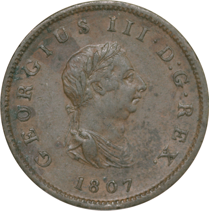 George III 1806/07 Halfpenny