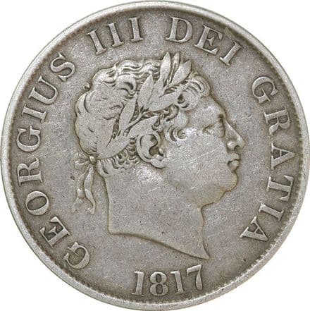 George III Classical Halfcrown 1817 - 1820