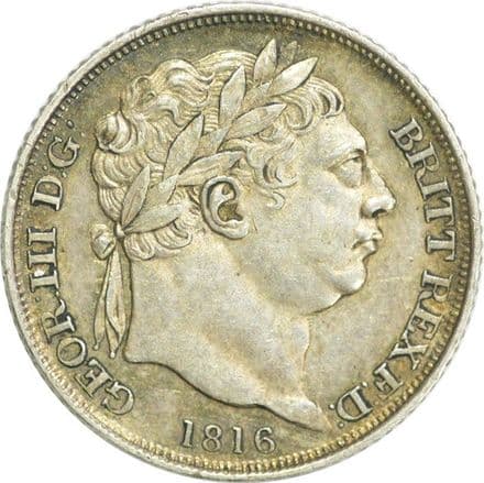George III Silver Sixpence 1816-1820