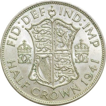 George VI Silver Halfcrown 1937 -1946