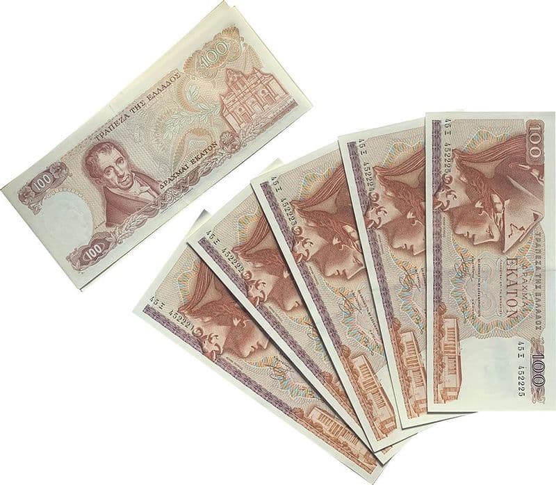 Greece 1978 100 Drachma Banknote-Uncirculated