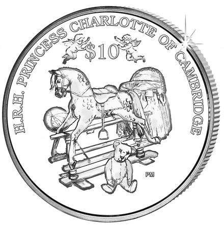 H.R.H Princess Charlotte of Cambridge British Virgin Island One Dollar