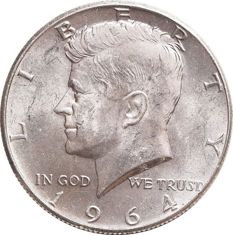 J.F. Kennedy Silver Half Dollar 1964